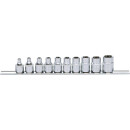 3/8" CHROMEplus Torx-E Stecknuss-Satz, 10-tlg - KS...