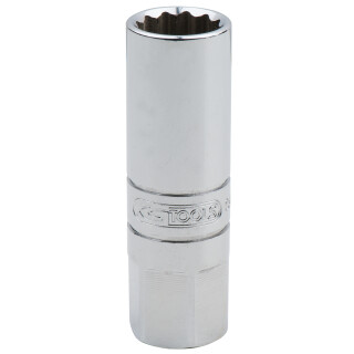3/8" CHROMEplus® Spezial-Zündkerzen-Stecknuss, dünnwandig, 14mm - KS Tools 918.3990