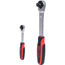 SlimPOWER Umschaltknarren-Satz, 2-tlg 1/4"+1/2" - KS Tools 920.0002
