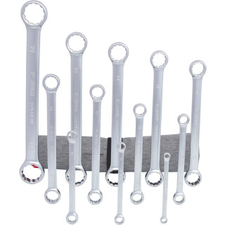 ULTIMATEplus Doppel-Ringschlüssel-Satz, gerade, 12-tlg - KS Tools 920.0450