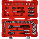 1/4"+1/2" CHROMEplus Steckschlüssel-Satz,...