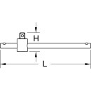 BRONZEplus T-Griff mit Gleitstück 1/2" 250 mm...