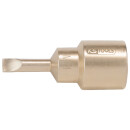BRONZEplus Bit-Stecknuss 1/2" Schlitz 4 mm - KS...