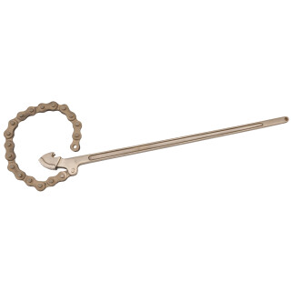 BRONZEplus Kettenrohrzange Ø max.450mm leichte Ausführung  - KS Tools 963.1716