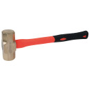 BRONZEplus Minenhammer 5000 g, mit Fiberglasstiel - KS...