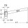 BRONZEplus Schlosserhammer, 100g, amerikanische Form - KS Tools 963.2105