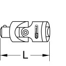 BRONZEplus Kardangelenk 3/4" 106 mm  - KS Tools...