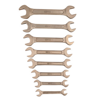 BRONZEplus Doppel-Maulschlüssel-Satz 8-tlg  - KS Tools 963.7117