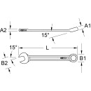 BRONZEplus Ringmaulschlüssel 27 mm  - KS Tools 963.7286