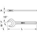 BRONZEplus Zugmaulschlüssel 15°, 54 mm - KS...