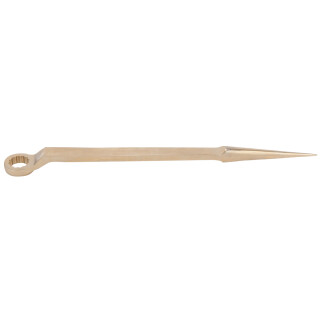 BRONZEplus Montageringschlüssel mit Dorn, gekröpft 1.3/16" - KS Tools 963.8198