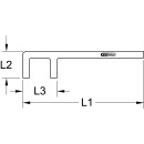 BRONZEplus Ventilhaken 13x35 mm  - KS Tools 963.8230