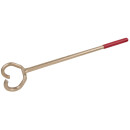 BRONZEplus B-Handradschlüssel Ø 36x60 mm  -...