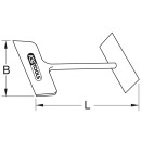 BRONZEplus Plattenschaber 75 mm  - KS Tools 963.9575