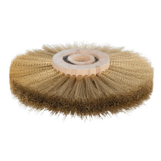 BRONZEplus Rundbürste, Zinnbronzedraht, gewellt, Ø 150 mm - KS Tools 963.9596