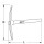 BRONZEplus Kreuzhacke mit Stiel 500 mm  - KS Tools 963.9621