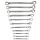EDELSTAHL Doppel-Ringschlüssel-Satz, gekröpft, 11-tlg - KS Tools 964.1145