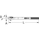 EDELSTAHL 1/2" Umschaltknarre - KS Tools 964.1248