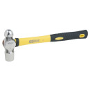 EDELSTAHL Schlosserhammer mit Fiberglasstiel, 440g - KS...