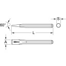 EDELSTAHL Flachmeißel, 30x500mm - KS Tools 964.3108