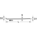 EDELSTAHL Nageleisen, 1000mm - KS Tools 964.3213