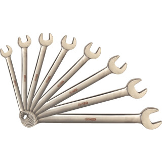 TITANplus Ringmaulschlüssel-Satz, abgewinkelt, 8-tlg - KS Tools 965.0248
