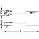 3/8" TITANplus Umschaltknarre, 30 Zahn - KS Tools...