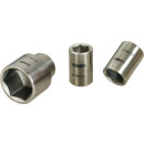 3/8" TITANplus Sechskant-Stecknuss, 1.1/4" - KS...