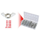 Sortiment Flügelmuttern, 150-tlg - KS Tools 970.0470