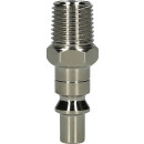 Metall-Stecknippel, 1/4"AG, 44mm - KS Tools 999.9087