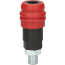 2 Stufen-Druckluft-Sicherheitskupplung, 1/4" - KS Tools 999.9092