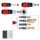 3in1 Universal-Druckluft-Sicherheitskupplung mit...