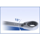 Ratschenringschlüssel, umschaltbar, 24 mm - Brilliant Tools BT013824