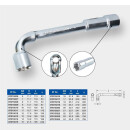 Doppel-Steckschlüssel, gekröpft, 10 mm -...