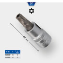 3/8" Torx-Bit-Stecknuss, mit Stirnlochbohrung, TB45...