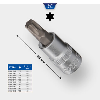 3/8" Torx-Bit-Stecknuss, T47 - Brilliant Tools BT021947