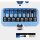 1/2" Kraft-Bit-Stecknuss-Satz, XZN, 8-tlg, M5 - M18 - Brilliant Tools BT022605