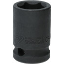 1/2" Kraft-Stecknuss Sechskant 17 mm, kurz - Brilliant Tools BT022639