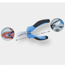 Feinmechanik-Flachrundzange, gebogen - Brilliant Tools...