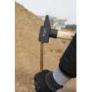Schlosserhammer mit Hickory-Stiel, 250 g, französische Form - Brilliant Tools BT077025