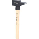 Schlosserhammer mit Hickory-Stiel, 1000 g, französische Form - Brilliant Tools BT077100