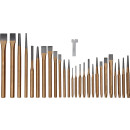 Meißel und Durchtreiber-Satz, 28-tlg - Brilliant Tools BT085030