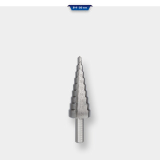 Stufenbohrer, Ø 4 - 20 mm - Brilliant Tools BT101927