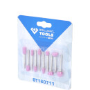 Schleifstift-Satz für Stiftschleifer, 10-tlg - Brilliant Tools BT160711