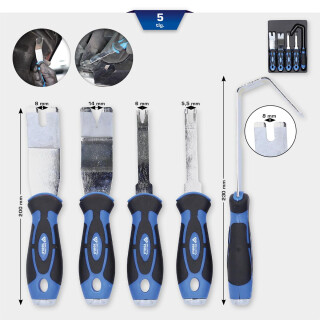 Cliplöser- und Schneidsatz, 5-tlg - Brilliant Tools BT511080
