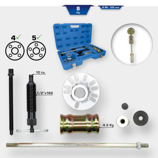 Hydraulischer Ausdrücker-Satz für Antriebswellen, 8-tlg - Brilliant Tools BT671200