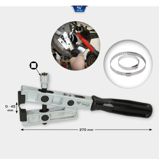Zange für Achsmanschetten-Klemmen, Drehmomentbetrieb - Brilliant Tools BT676002