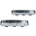 Magnetisches Tablett / Schale-Set aus Edelstahl 65 x 226 mm, 2-tlg - Brilliant Tools BT691155