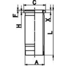 Zylinderlaufbuchse - Kolbenschmidt 89 924 110 - 89924110