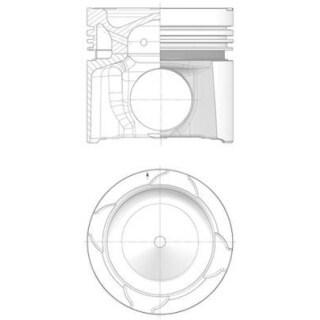 Kolben - Kolbenschmidt 40 393 601 - 40393601